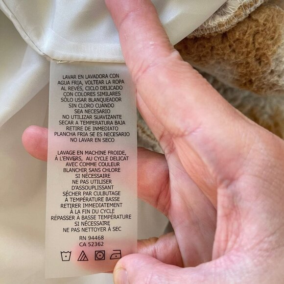 Betsey Johnson Performance Teddy Fleece Jacket‎ XS Brown - Picture 6 of 9